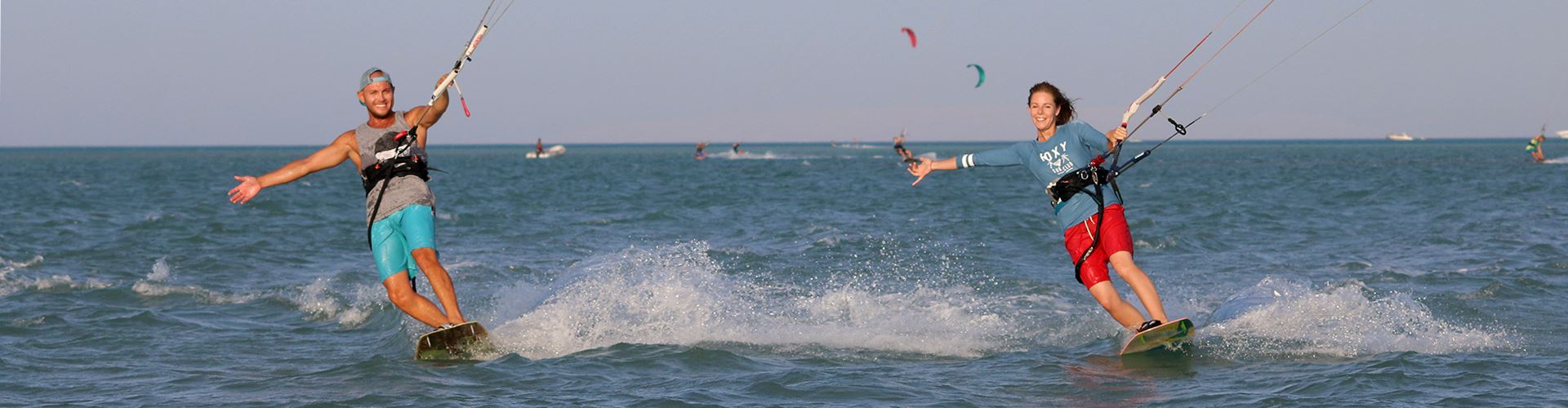 43444008_168385160754802_5417680139540496384_n Gogo, and Martina - The Owners of Nomad Kite Events; a professional Kitesurfing school based in El Gouna, Egypt.