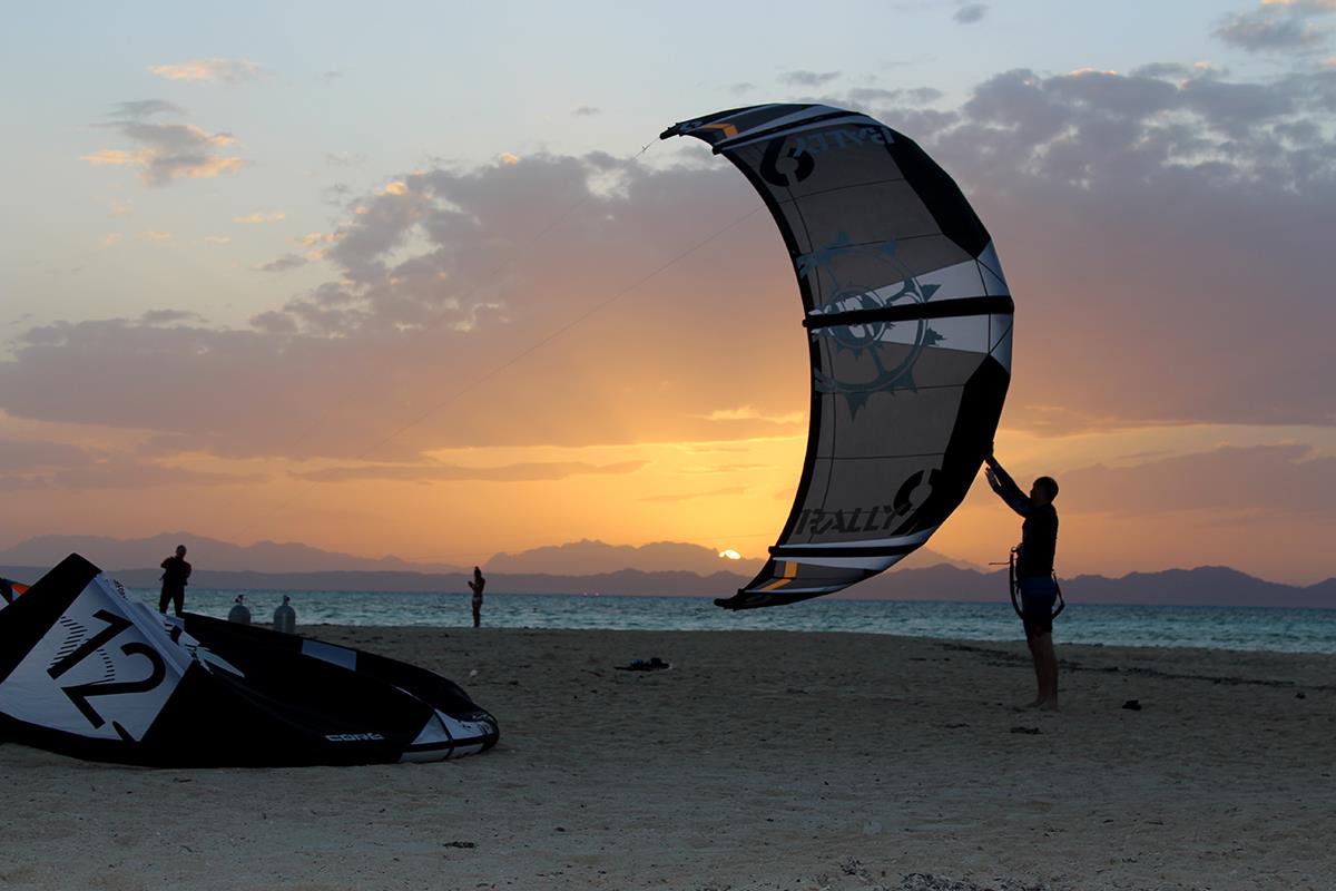 Picture from NKE's kite surfing safari Noveber 2018