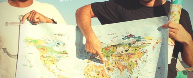Amazing Kitesruf Destination Maps from Awesome MAps. NKE Xmas Giveaway