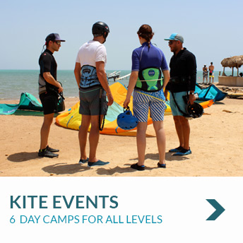 6 Day Kite Event / Kite Camp with Nomad Kite Events. For Beginner, Intermediate and Advanced Kitesurfers.
