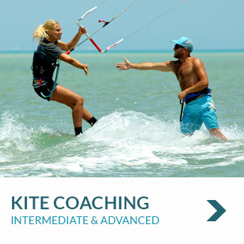 Individual tailored kite coaching for intermediate and advanced Kitesurfers/kiteboarders with nomad Kite Events in El Gouna, Egypt.